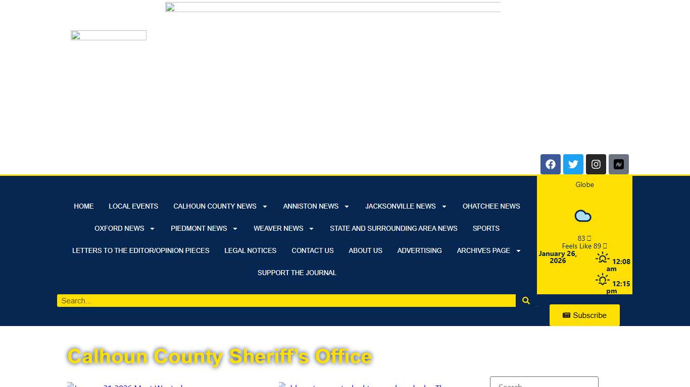Calhoun County Sheriff's Office - Calhoun Journal